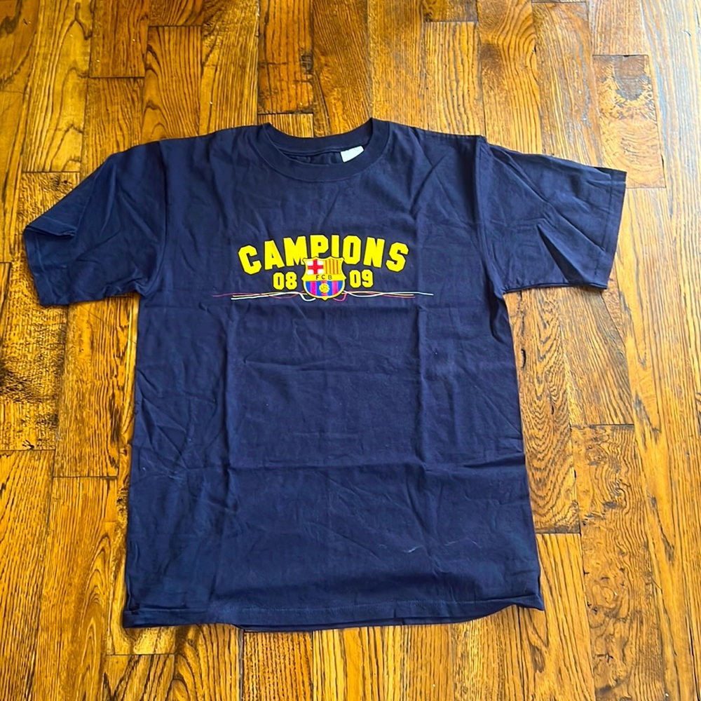 2008/2009 FC Barcelona Champions Tee